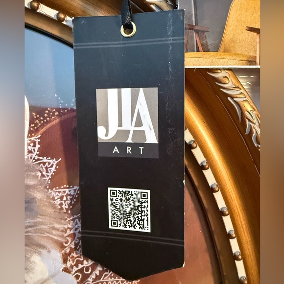 Carol Lew Art NWT Whimsical Aristocratic Cat Portrait Ornate Framed Art Print - Picture 9 of 10